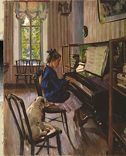 Impression sur toile peinture au piano de Vinogradov pour décoration salon 60x90cm