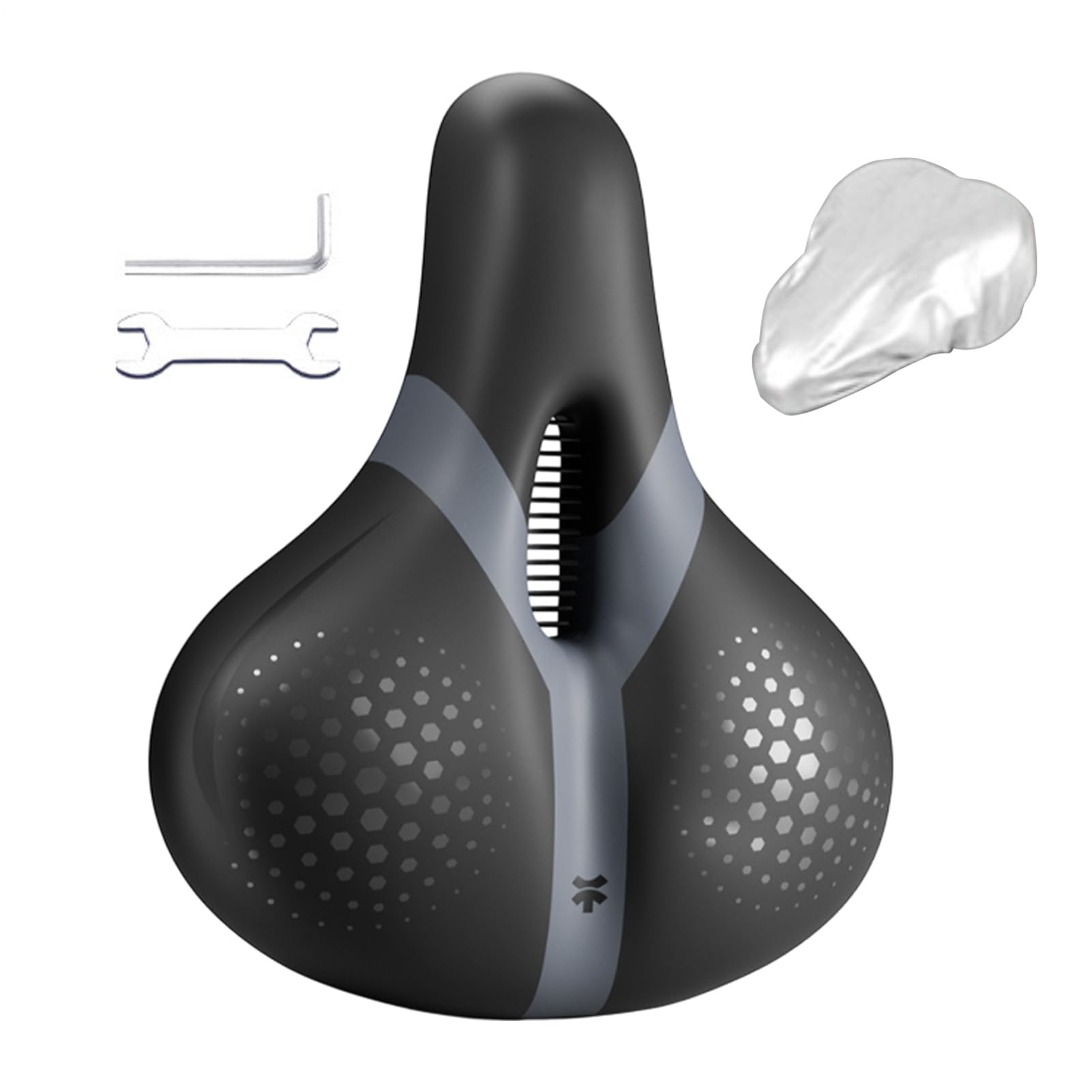 Siège de vélo pour homme avec absorption des chocs intégrée - 8