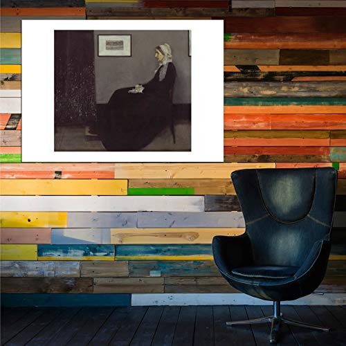 Impression Whistler Mère de l'artiste cadre grand format Spiffing Prints - 6