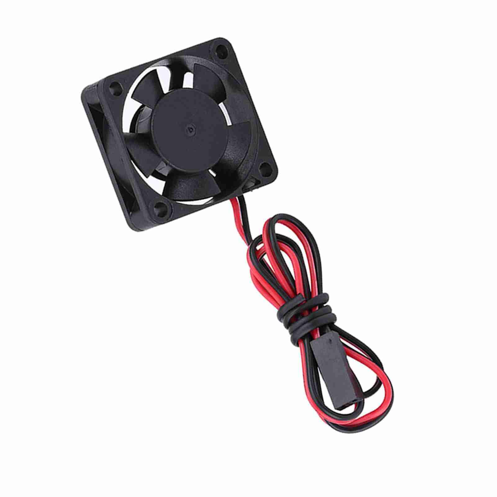 Engine Cooling Fan, RC Car Parts RC Motor Engine Cooling Fan DC Cooling Fan Black DC Fan Car Parts (25 * 25MM)