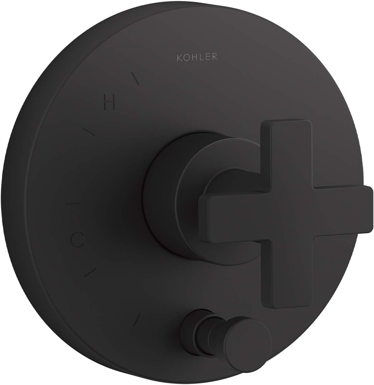 KOHLER Composed Valve Trim With Diverter And Cross Handle For Rite-temp(r) Pressure-balancing Valve, Requires Valve