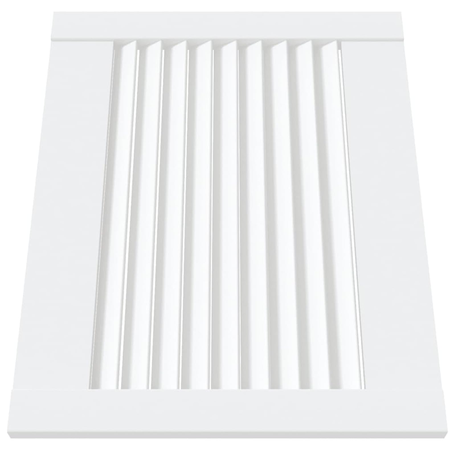Anta a Lamelle in Legno Massello di Pino Bianca 39,5x39,4 cm,Articoli di ferramenta,Accessori ferramenta,Articoli per mobiletti,Ante per mobiletti(SPU:151145)