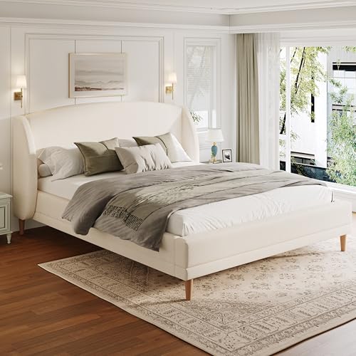 Merax King Size Upholstered Platform Bed