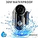 DREMINOVA 128GB 4K Mini Action Camera Thumb POV Neck Portable Body Cam Wearable Vlogging Video Recorder with IPX7 Waterproof Underwater Camcorder, Helmet Mount, Magnetic Sport for Bike Cycling