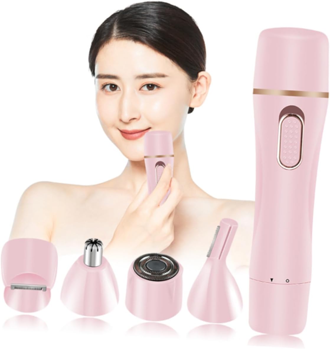 Electric Hair Remover Eyebrow Shaper for Women 4-in-1 USB Charging