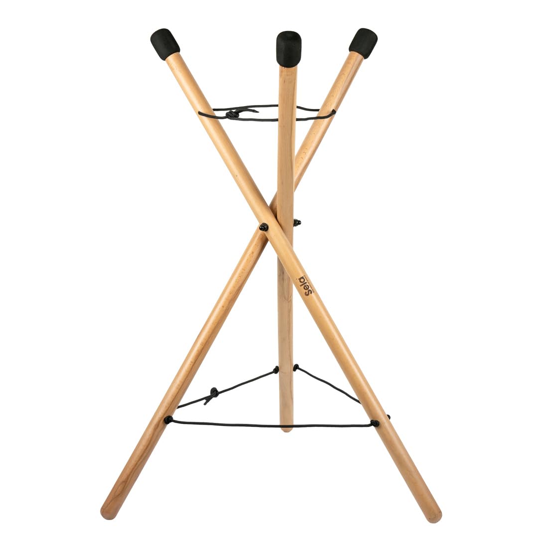 Sela SE 198 Handpan Ständer Large Percussions Stand Buchenholz + keepdrum Schlägel 1 Paar