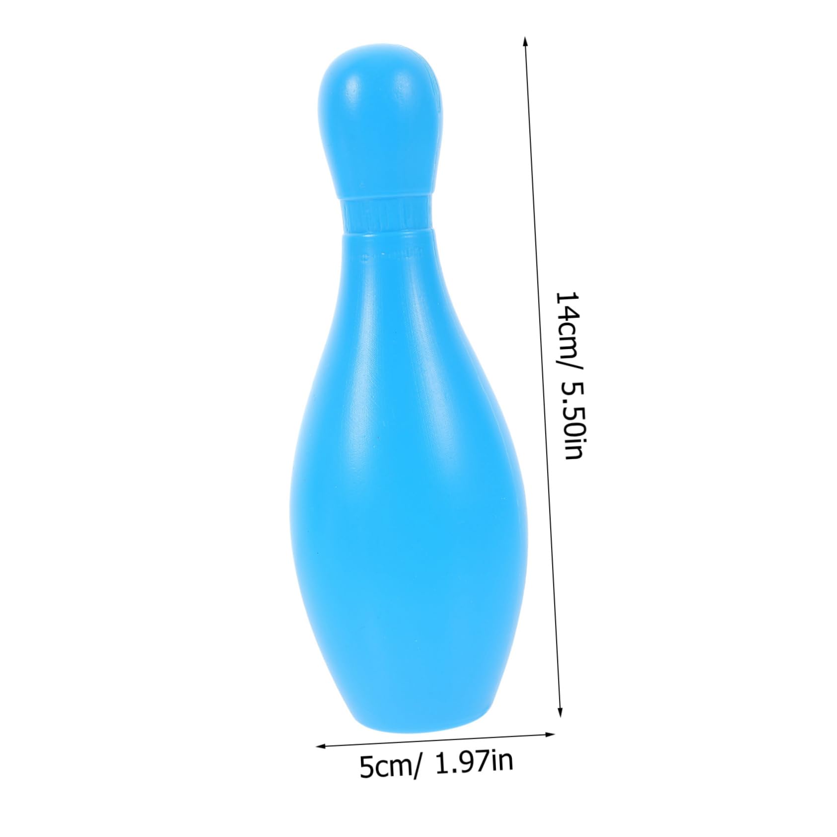 Abaodam 12pcs Bowling Set Interactive Parent Play Bottles Balls Safe Rounded Edges for Coordination Random Color