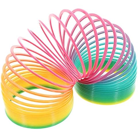 Juguete Saltarín Espiral Arcoíris MIJOMA 10cm Cover