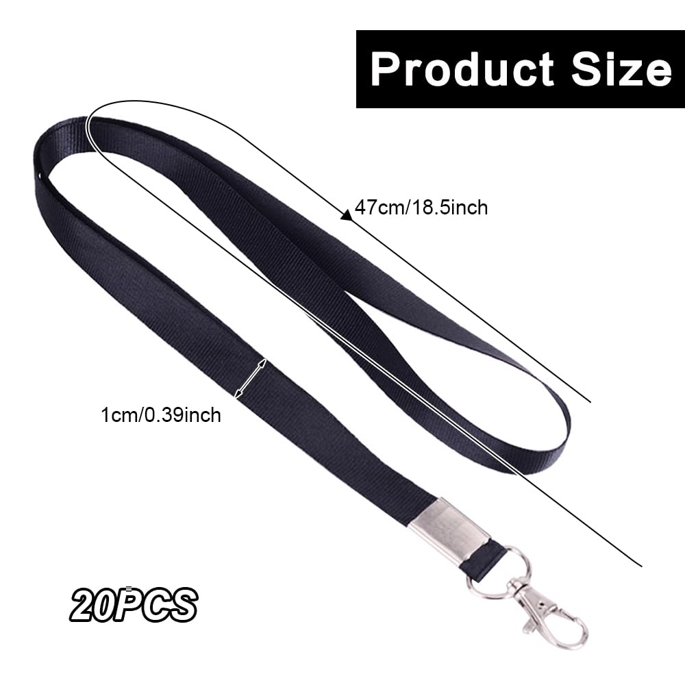 Stylected Portachiavi Lungo 45cm: Cordino Multiuso Per Chiavi, Cellulare E Badge - Design Semplice E Funzionale