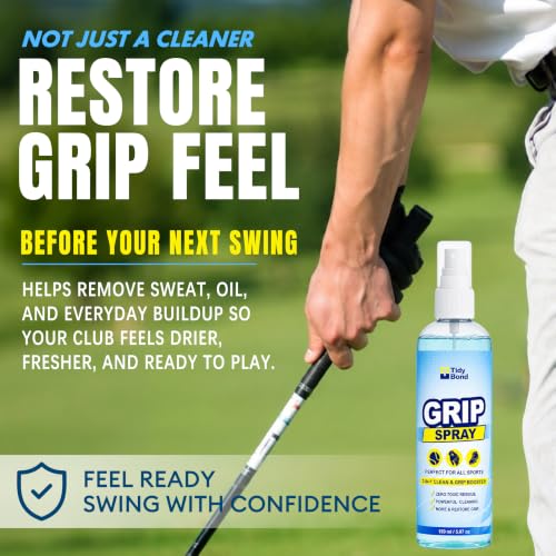 2-in-1 Grip Spray & Cleaner, Golf Grip Cleaner and Restorer for Clubs, Basketball Shoe Grip Spray, Football Glove Grip Spray, Restores Shoe & Glove Traction, Removes Dirt, Sweat & Oil - Image 3