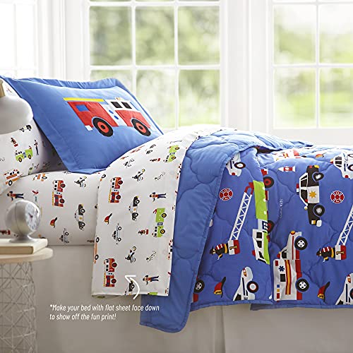 Wildkin Kids 5 Pc Twin Bed In A Bag For Boys And Girls, Microfiber Bedding Set Includes Comforter, Flat Sheet, Fitted Sheet, One Pillow Case And One Sham (Heroes) #TOP6