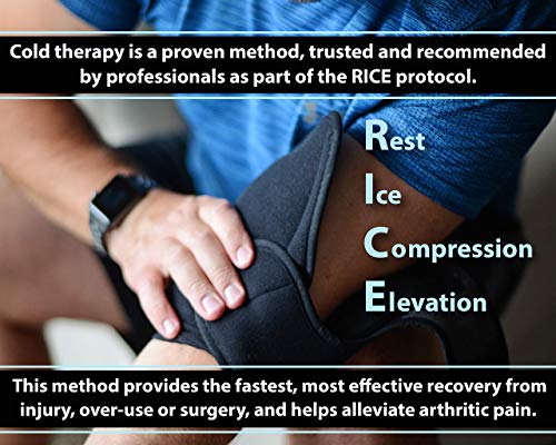 Cold & Hot Therapy System Ice Pack Wrap for Shoulder, Back, Leg and Abdomen - Ice It!® MaxCOMFORT™ (Large Design; 6” x 18”) - from Battle Creek Equipment, Hot & Cold Therapy Items Since 1931!