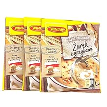 Winiary ZUREK with Mushrooms white rye soup 3pc./9 portions