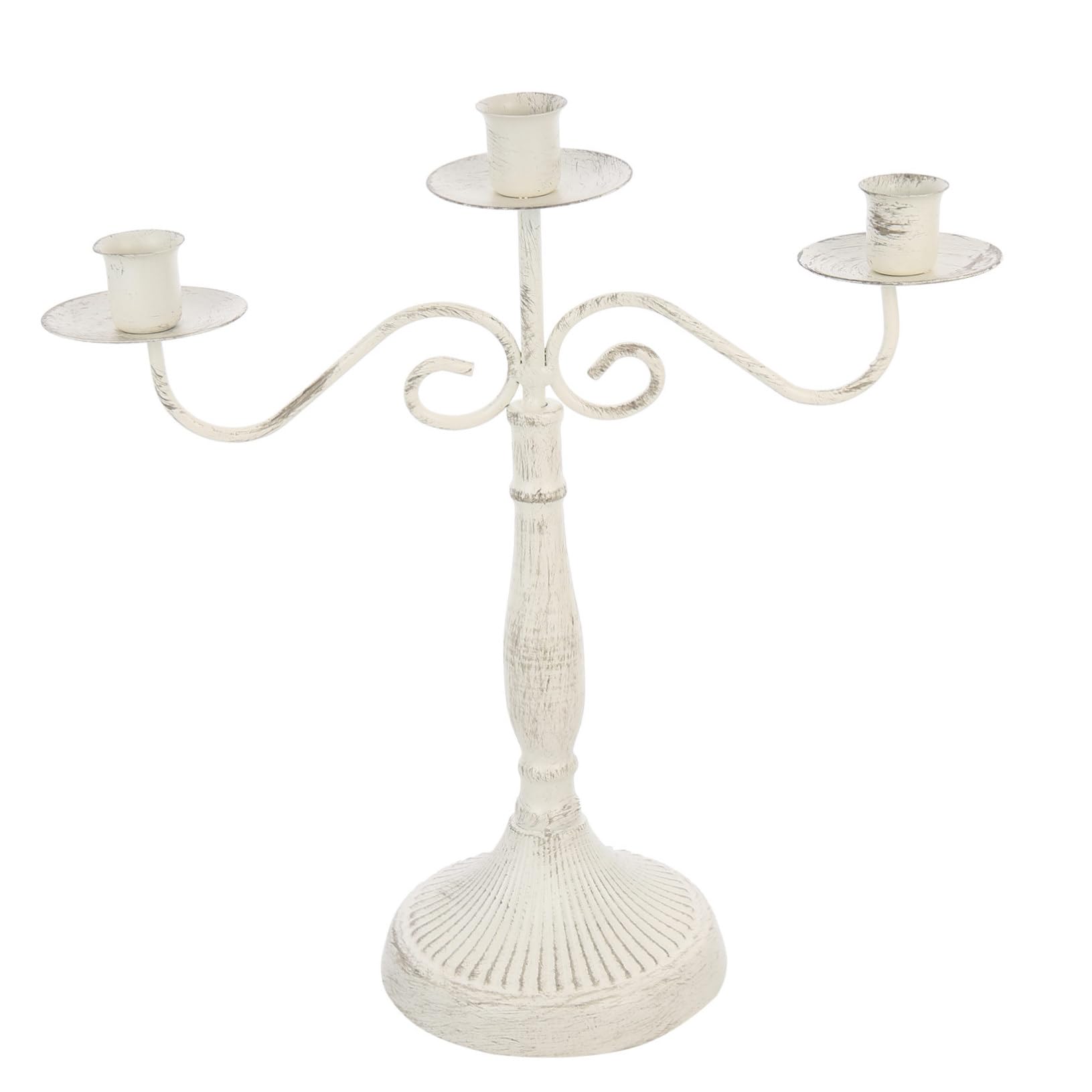 SOLUSTRE Vintage Style Iron Candelabra with Decorative Candle Holder for Home Wedding and Party Timeless Elegance for Tabletop Decor and Special Occasions