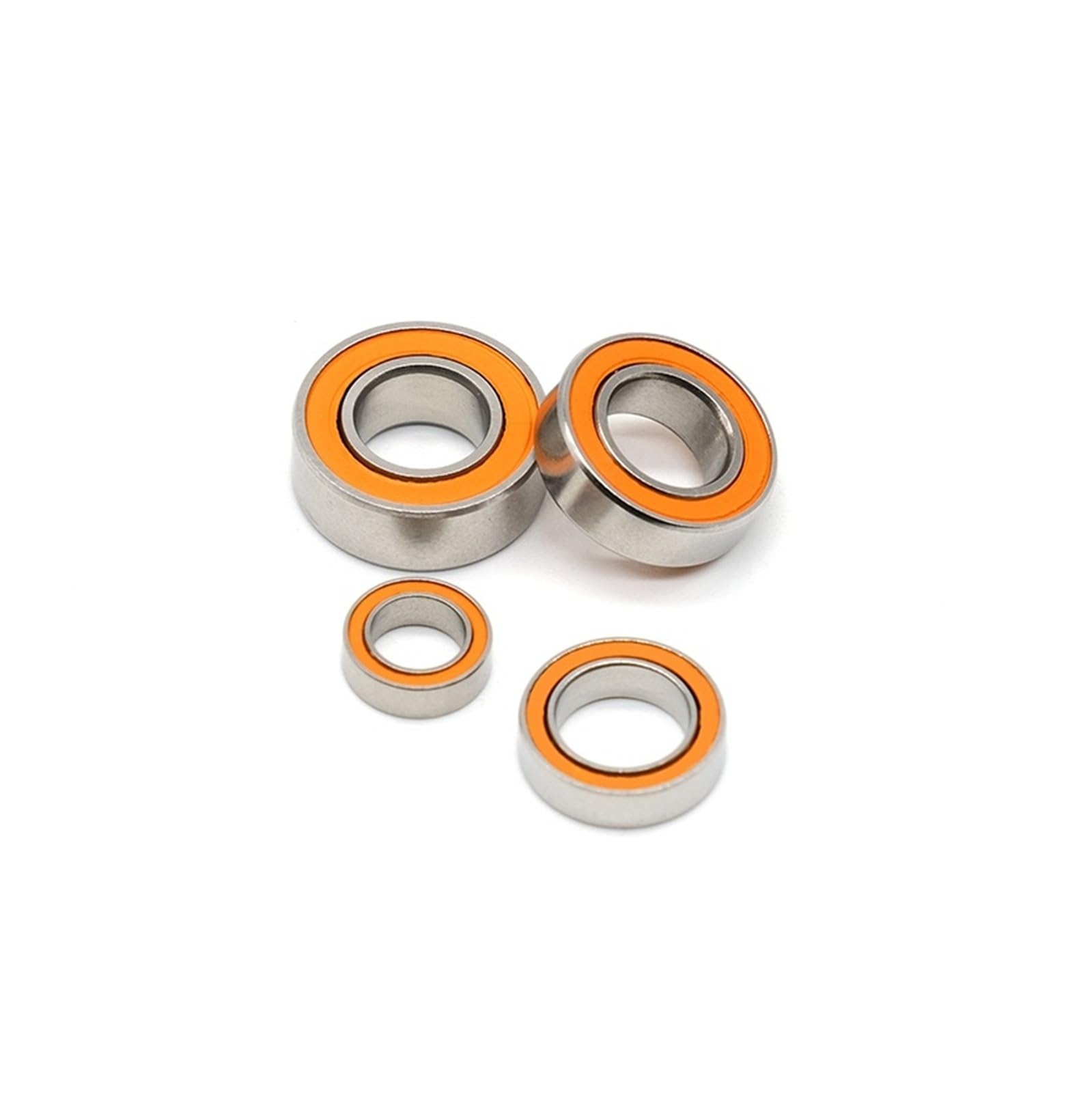 UAMOU Cuscinetto in Ceramica Ibrida in Acciaio Inossidabile da 4 Pezzi Adatto for Daiwa BG 3000 Cuscinetto ad Aria sigillato a Tenuta stagna Adatto for Mulinello Baitcast Cheerfully