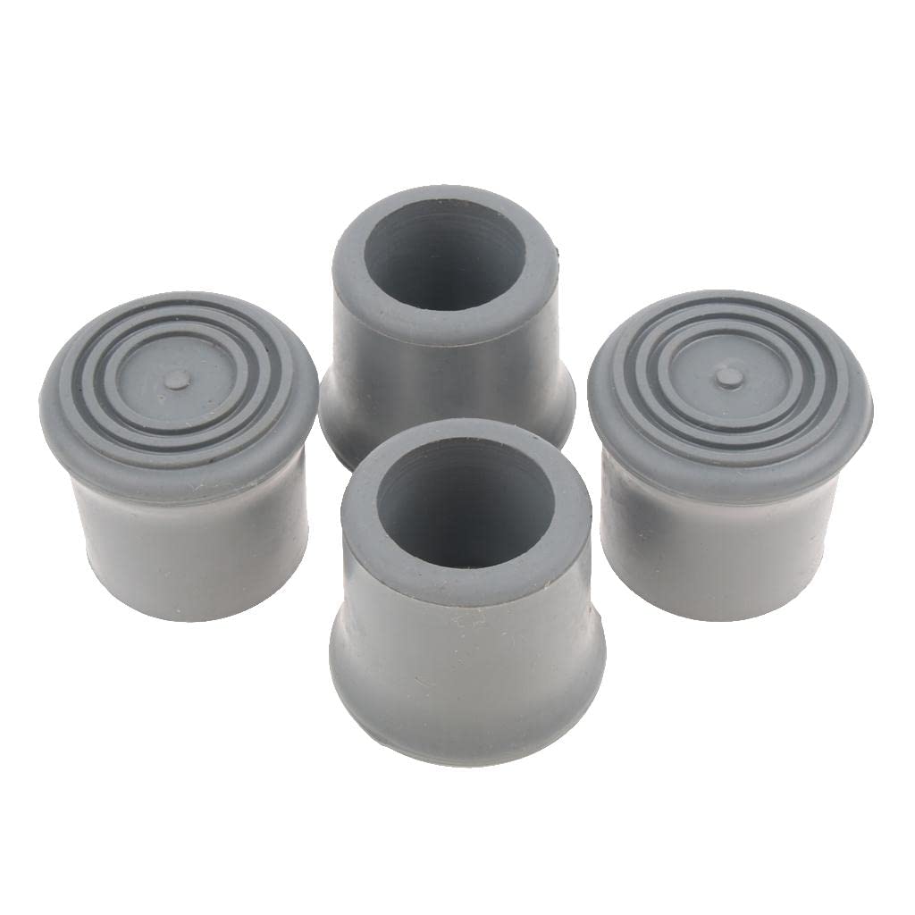 Oshhni Cubiertas Antideslizantes para Bastones de Trekking 4 Unidades
