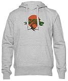 Hecho en la UE Miyagi Bonsai Árbol Sudadera con Capucha Hombre Mujer Unisex Gris Hoodie Men\'s Women\'s Grey