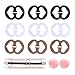 Bra Strap Clip Holder Hook - 12 Pc Set Bundle Nipplecover 9 Bra Clip 3 Bra Straps