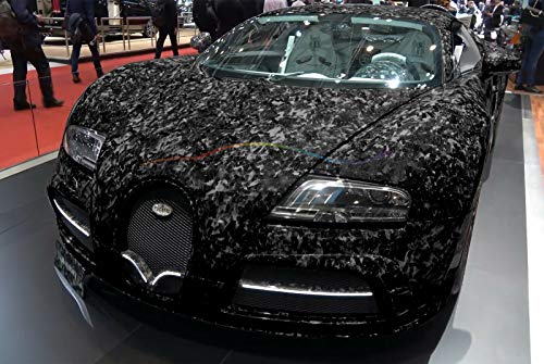 4"X8" Sample Forged Matte Black Textured Carbon Fiber Black Vinyl Wrap Sticker Bubble Free Air Release Diy Decal Film Sheet Self Adhesive Peel And Stick #TOP5