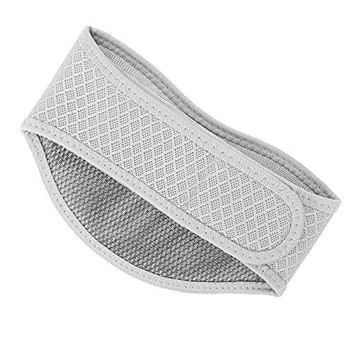 Brrnoo Neck Wrap Neck Brace Breathable Mesh Fabric Lightweight Cervical Collar Guard, Soft Cervical Collar for Men and Women, Fabric Insert Neck Brace (Grey)