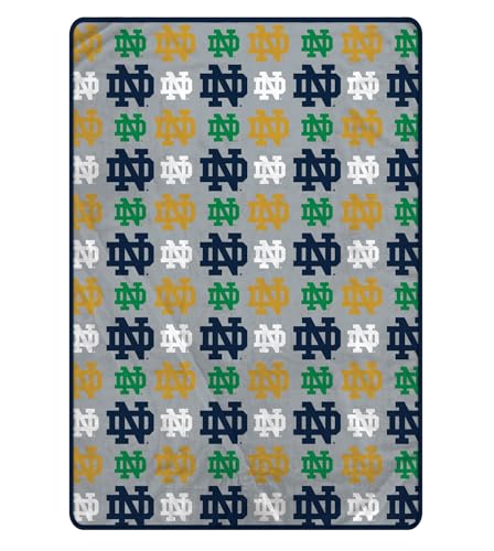Pegasus Sports NCAA Notre Dame Fighting Irish Logo Roll Ultra Cozy Oversized Blanket