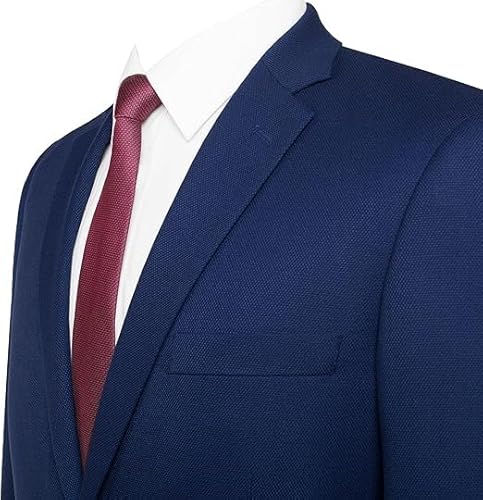 جاكيت بليزر كلاسيكي للرجال بلون كحلي (كحلي، 44)