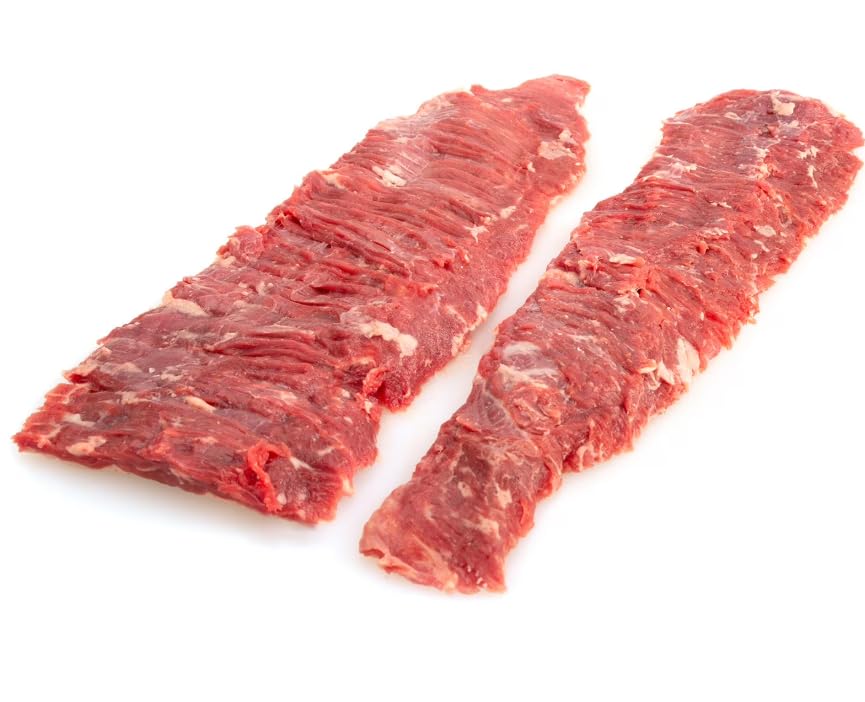 Florida Angus Beef Inside Skirt Steak , Fresh never frozen ,This cut of meat is lean and flavorful. Inside skirt comes from the flank. Skirt steaks can be slow cooked, grilled, braised and stir fried , 3 pound