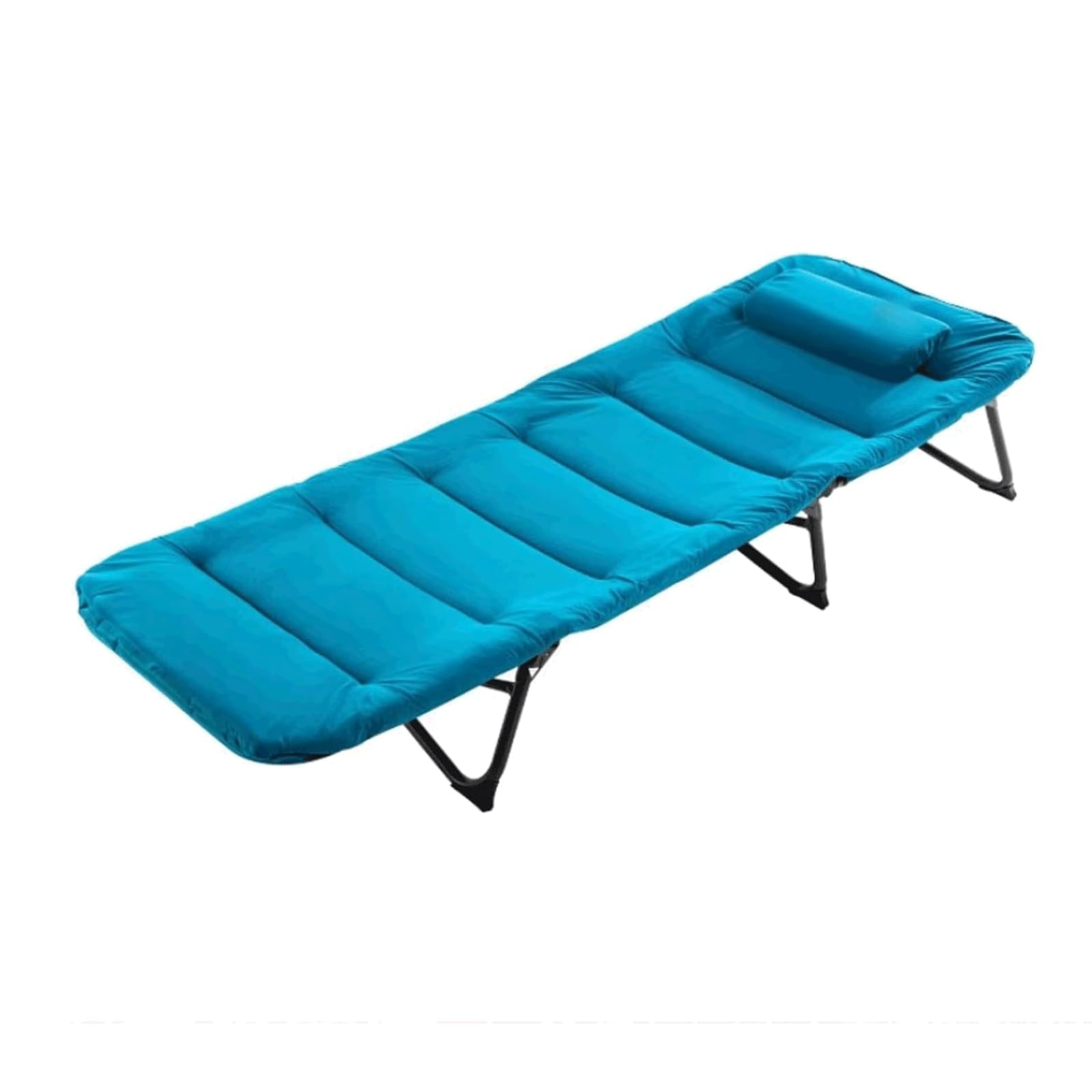 Campingbedje voor volwassenen Aluminium opvouwbaar campingbed in hoogte verstelbaar met kussen Kampeerbed met matras Slaapwiegjes