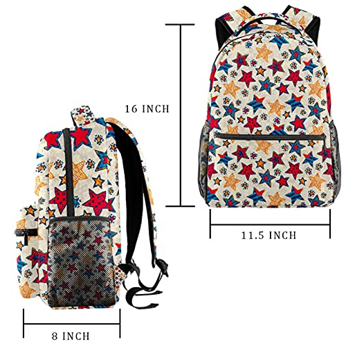 Excellent sac à dos d'école robuste et finitions étoiles