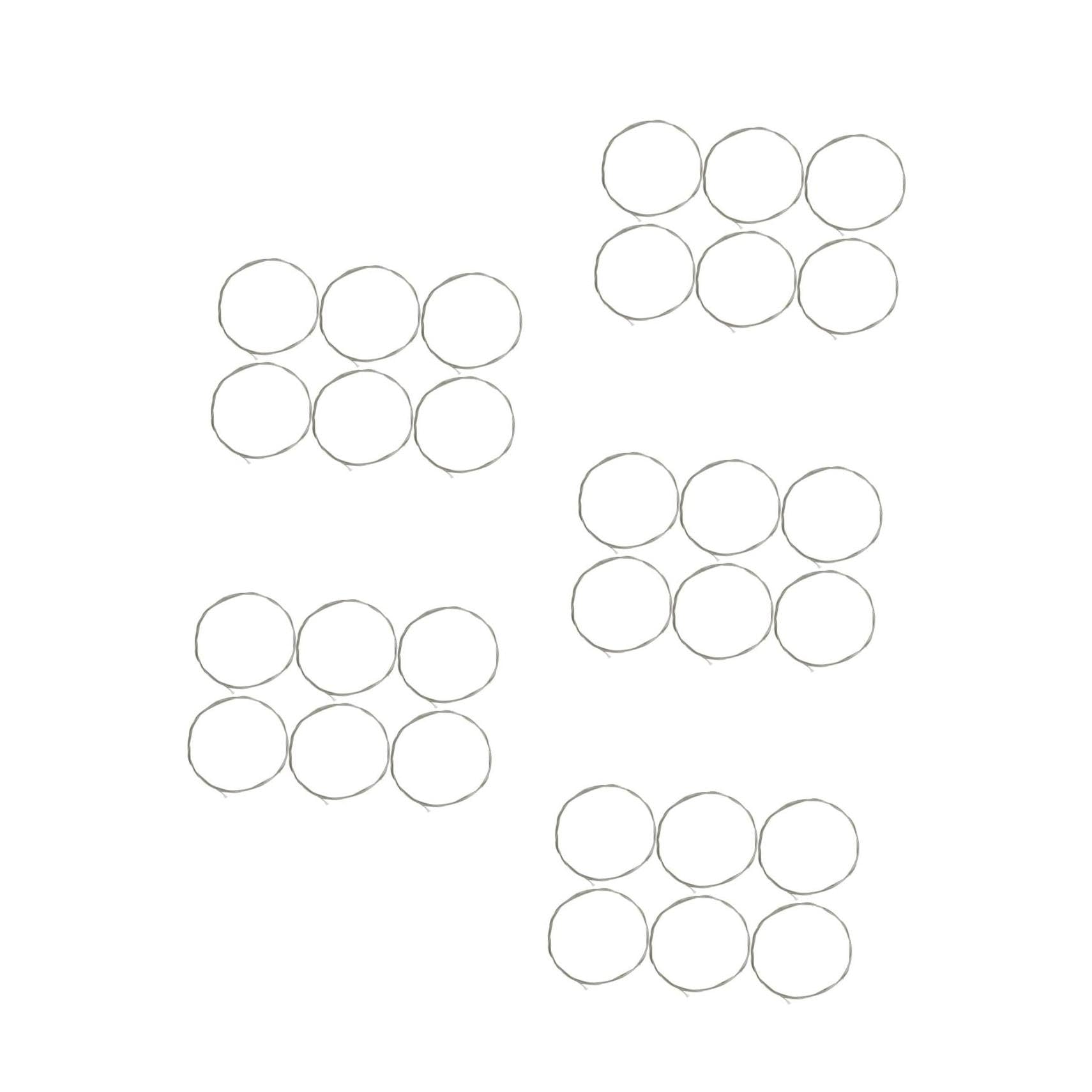 ifundom 5sets Corde Per Chitarra Folk Di Corde Metalliche Di Ricambio Per Chitarra Acustica e Elettrica Accessori Musicali Pratici e Facili Da Installare