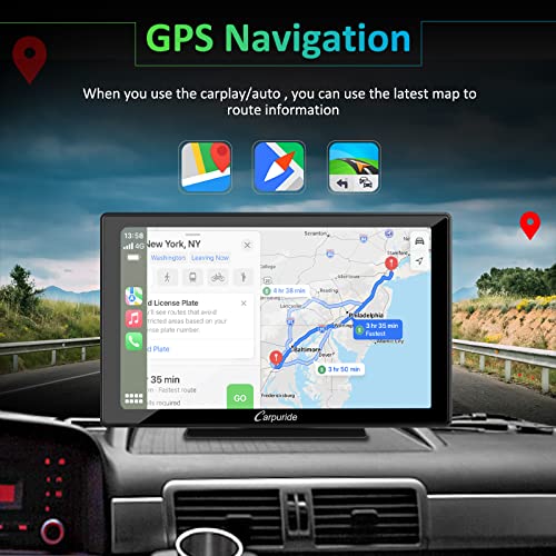 Carpuride 2023 Nieuwste 9 "Draadloze Apple Carplay & Android Auto Stereo, Diepe Bas Luid Geluid, Bluetooth 5.0/Spiegel Link/GPS/Siri/FM/Google, Ondersteuning Vrachtwagens RV Dashboard Gemonteerd Autoradio - Image 4
