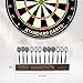 DIMBOI Walnut Wood Dart Holder Wall Mount Displays 4 Sets For A Total Of 12 Steel/Soft Tip Darts,With Darts Throw Line Marker
