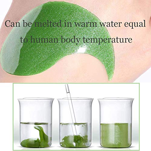 Under Eye Mask,Collagen Eye Mask Green Seaweed Eye Mask Under Eye Pad Dark Circle Puffiness Eye Bag Firming Skin Care… - Image 6