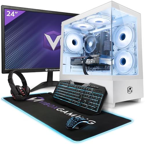 Vibox V-150 PC Gaming Completo - Monitor 24" - AMD Ryzen 5 4500 Procesador 4.1GHz - Nv...