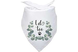 I Do Too Wedding Dog Bandana