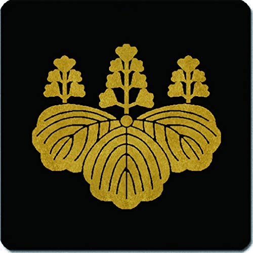 家紋 マウスパッド 前田利家 五七桐 15cm x 15cm KM15-1156-13