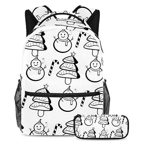 Cartable enfants garçons filles avec trousse à crayons de voyage ado