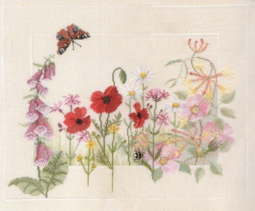 FP05 Summer Wild Flowers Cross Stitch Kit
