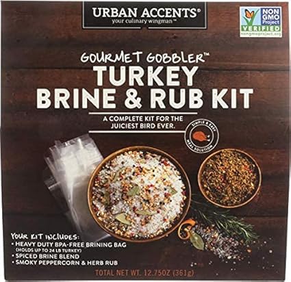 Amazon Com Urban Accents Gourmet Gobbler Turkey Brine Kit 12 75 Ounce Grocery Gourmet Food