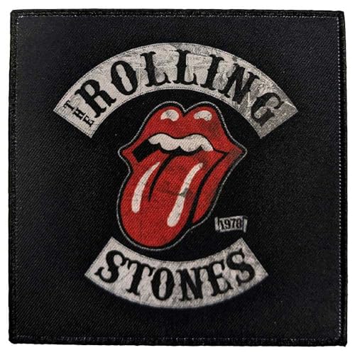 The Rolling Stones Tour 78 Woven Patch Size Accessory Size