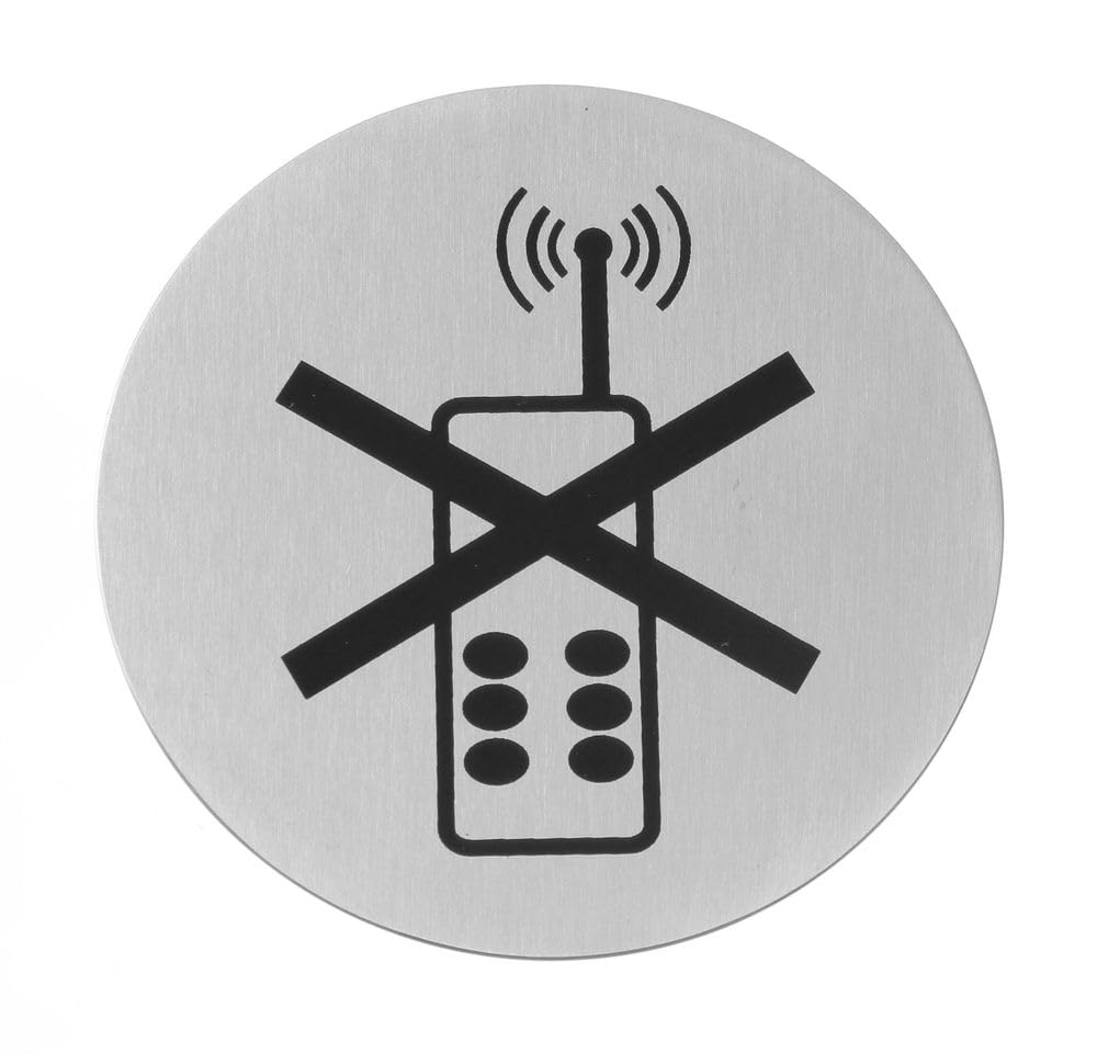 HENDI Tabliczka informacyjna, samoprzylepna - zakaz używania telefonów komórkowych