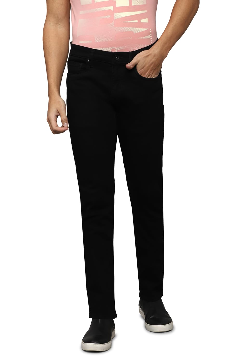 louis philippe Men's Slim Fit Mid Rise Jeans-picture-21