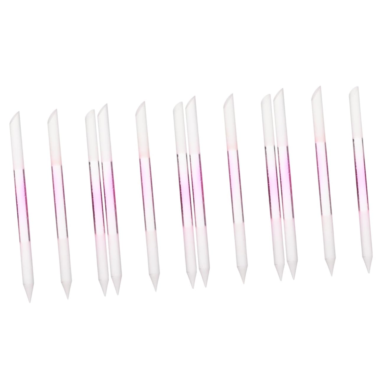 Healvian 12stücke Teiliges Glas-nagelfeilen Mit Polierender Oberfläche Für Maniküre Und Pediküre Für Natürliche Nägel Handlich Und Leicht Transparent