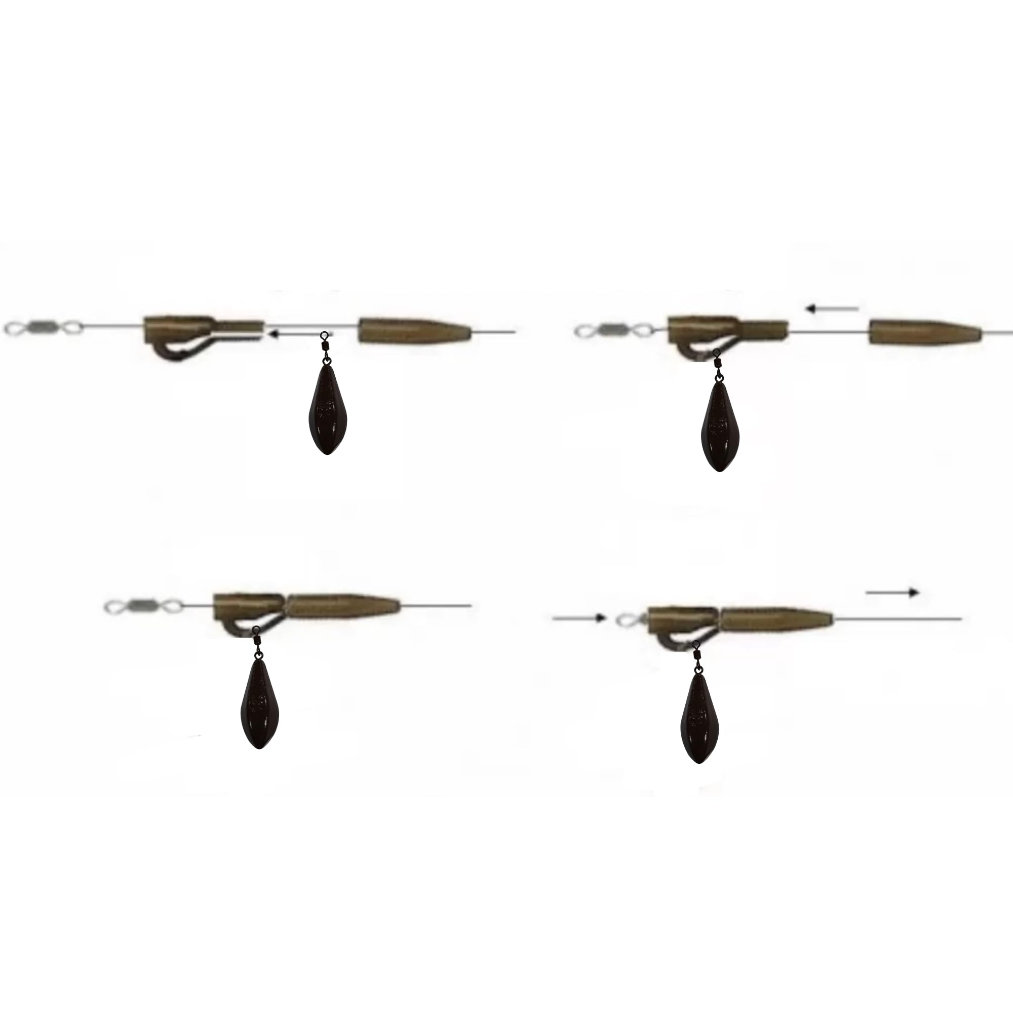 Piombo Da Traino Piombo Da Traina Jenzi 150g | Forma Speciale Antirottura | Per Pesca A Traino | Colore Argento Piombo Anti Rottura Cavo - Foto 4