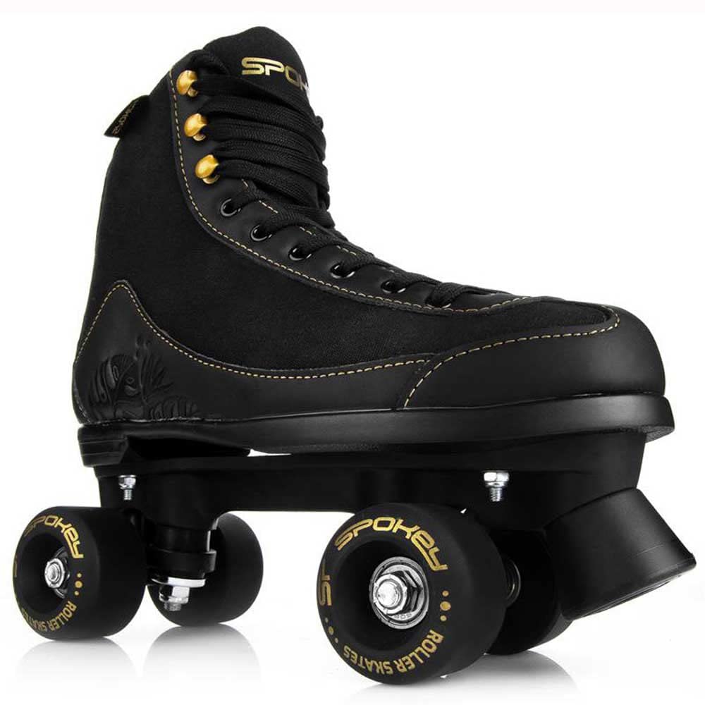SPOKEY RAVINA Patins à roulettes pour adolescents et adultes jusqu'à un poids maximum de 100 kg | Roulement à billes carbone ABEC-7, rouleau PU 54 x 32 mm, botte souple (toile et éco-cuir) avec lacets
