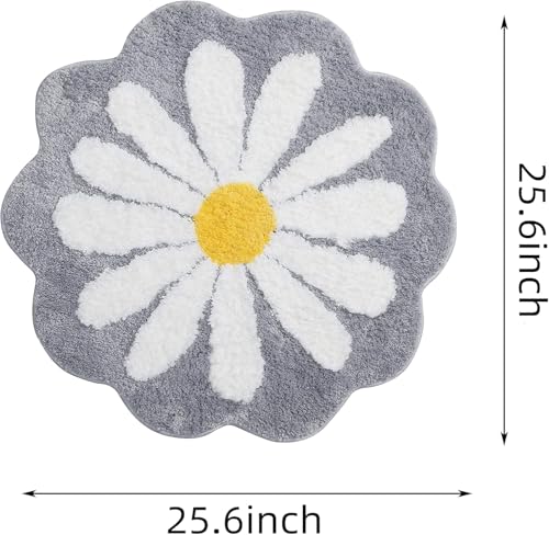 Image of AAZEEM Mat Rugs Non-Slip Abstract Bath Rugs Cute Mat Washable for Tube|Rectangular Door Mat for Home |Drawingroom |Easy Clean Indoor and Outdoor Floor Mat |Super Absorbent |Grey|16 inchx24 inch & 20 inchx32 inch |