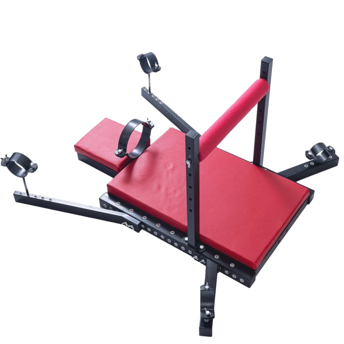 LTMDESH SM Folterstuhl Extrem Fuck Machine Metall Fesselgestell Sexmöbel Sklaventraining Bestrafungsstuhl BDSM Fetisch Sexbett Sexmaschine Handschellen Und Fußschellen Erotische Spielzeuge