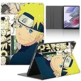 Cool Anime Case for iPad 2018 iPad 6th Generation/iPad 5th Gen Case 9.7 Inch, Japanese Manga Character Funny Comics Printed Leather Stand Folio Cover, Soft TPU Protective for Teens Girls Women Boys