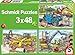 Produktbild Schmidt Spiele 56520 Meine liebsten Baustellenfahrzeuge, 3x48 Teile Kinderpuzzle