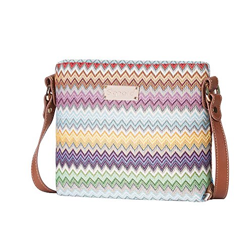 Image of Signare Tapestry Crossbody Bag Sling Shoulder Purse for Women